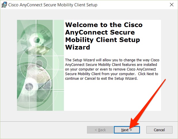cisco anyconnect secure mobility client setup wizard
